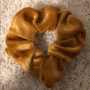 gold scrunchie